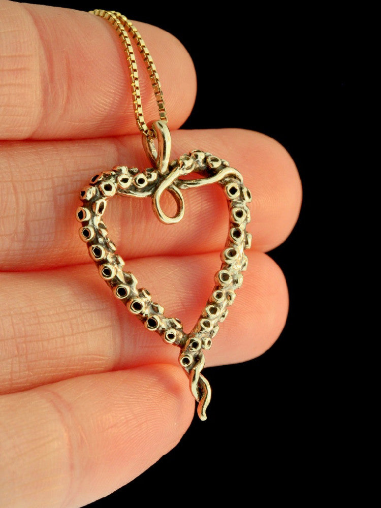 Tentacle Heart - 14K Gold