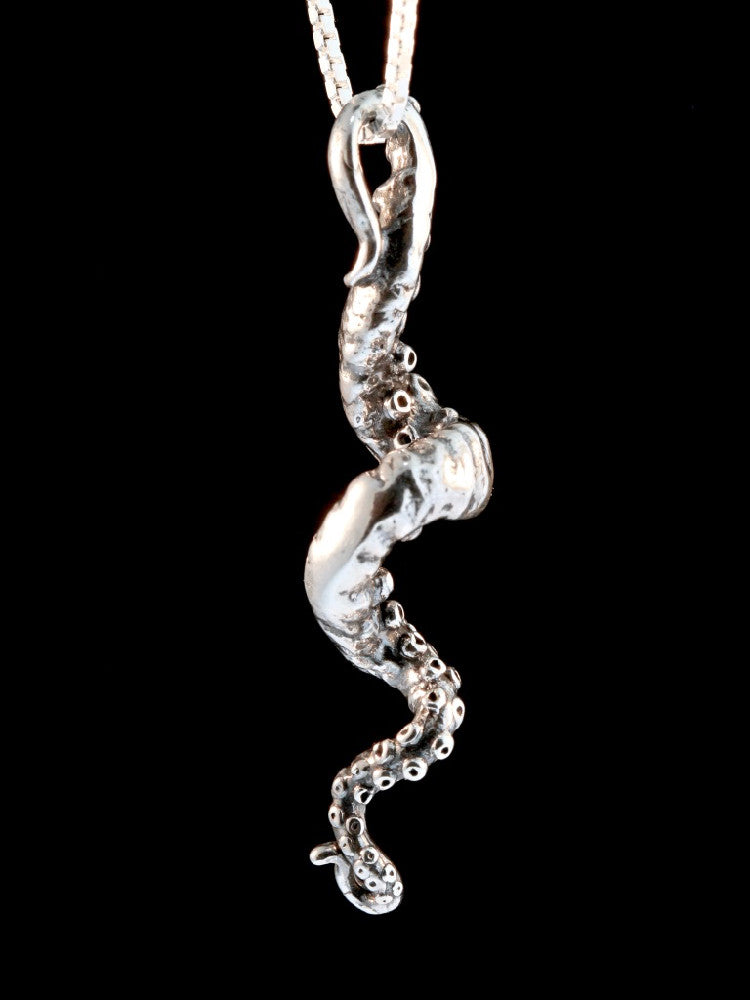 Tentacle Twist Charm in Silver
