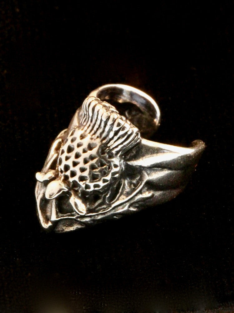 Thistle Ear Cuff - Silver