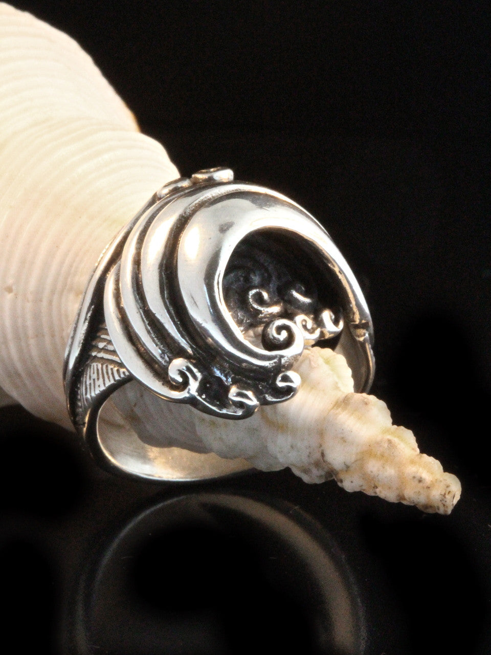 Mavericks Wave Ring - Silver