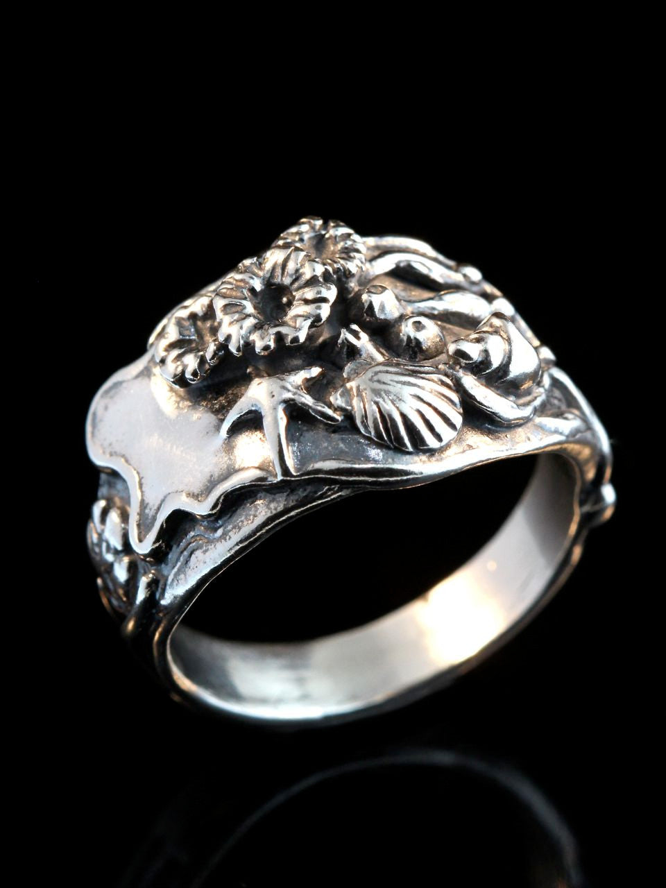 Tide Pool Ring in Sterling Silver