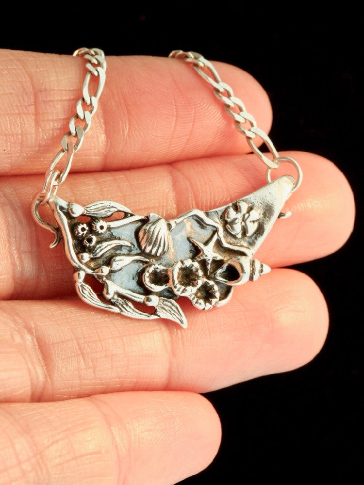 Tide Pool Pendant - Silver