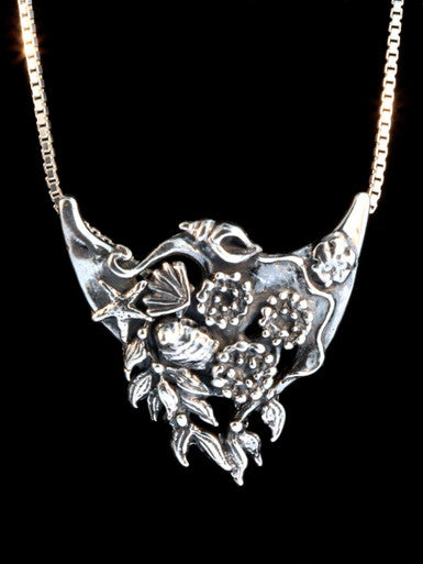 Atlantis Tide Pool Treasure Pendant - Sterling Silver