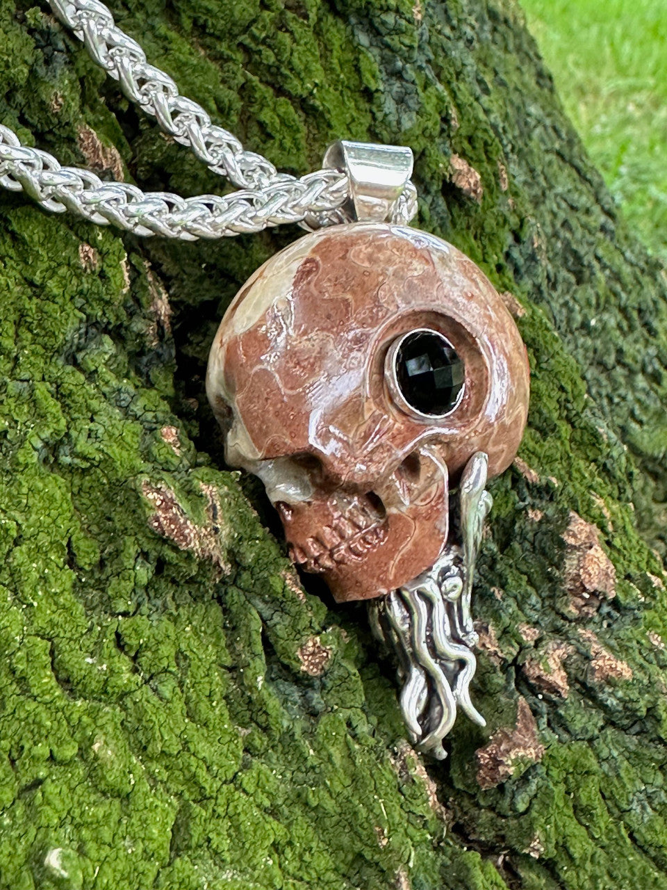 Timor Skull Ammonite - Silver