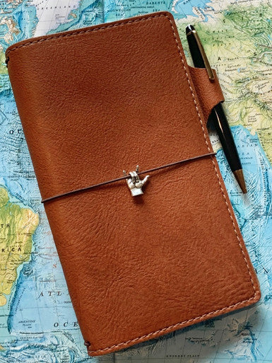 ASL Love Sign Traveler's Notebook Charm - Sterling Silver