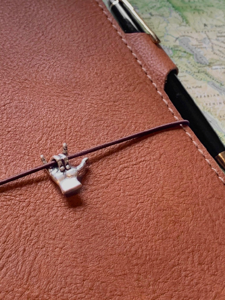 Love Sign Traveler's Notebook Charm in Silver