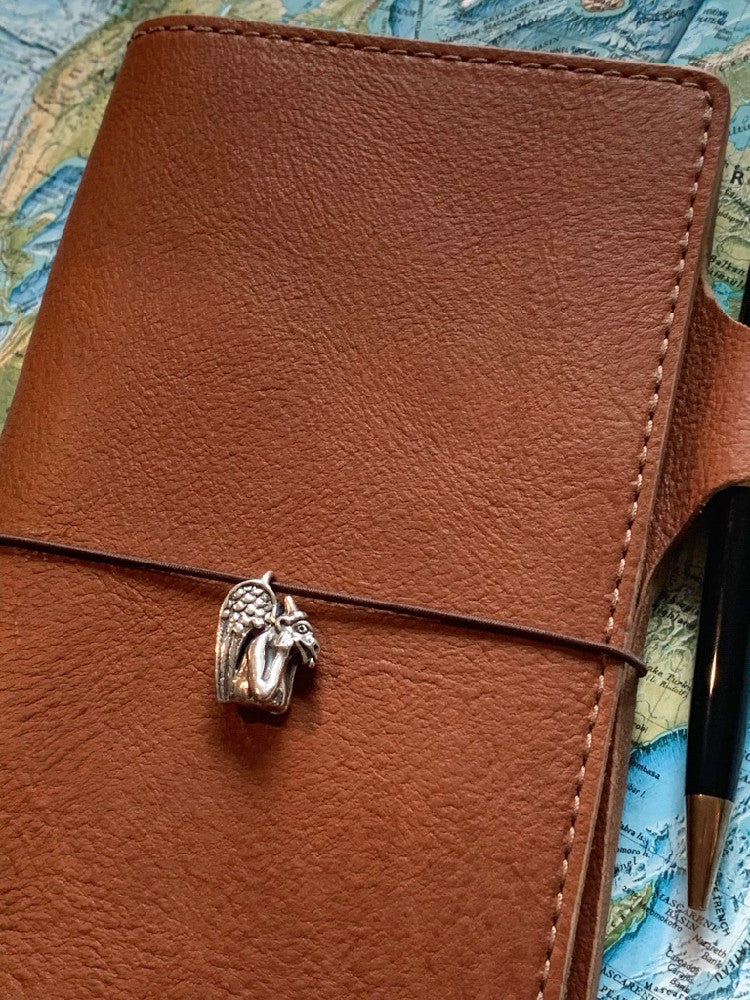 Gargoyle Travelers Notebook Charm in Silver