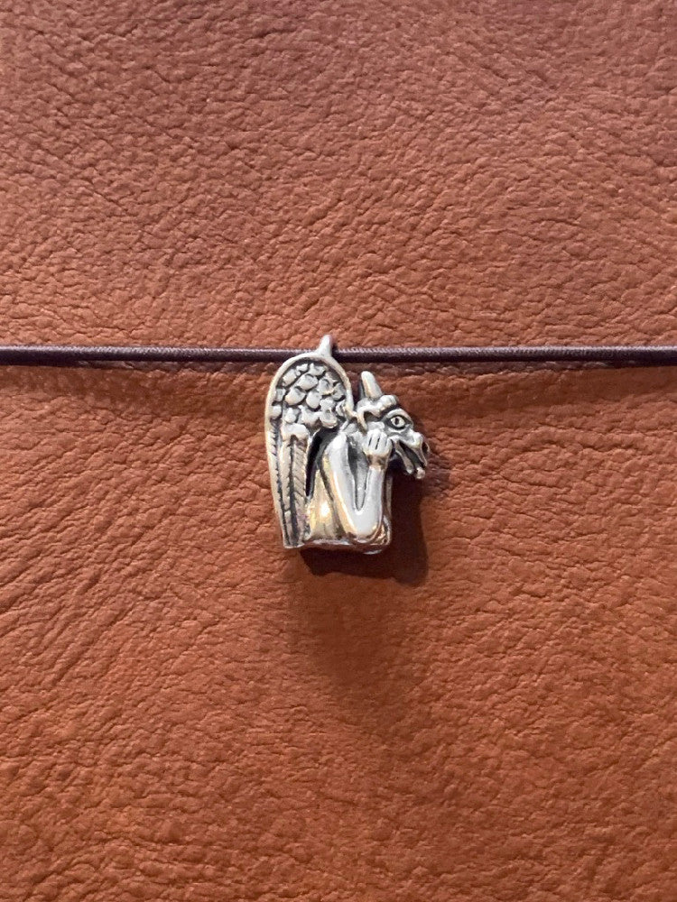 Gargoyle Travelers Notebook Charm in Silver