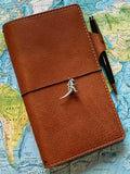 Godzilla Traveler Notebook Charm - Sterling Silver