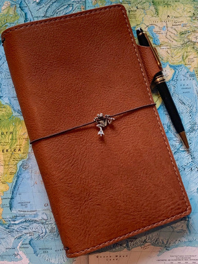 Tree Frog Traveler Notebook Charm - Silver