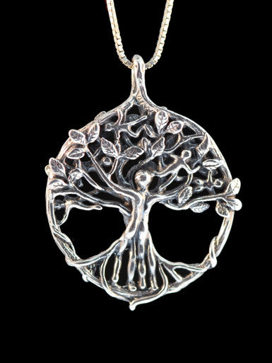 Circle of Life Tree Pendant - Sterling Silver