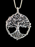 Circle of Life Tree Pendant - Sterling Silver