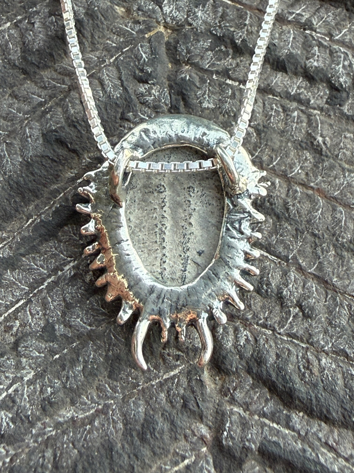 Trilobite Fossil Pendant - Sterling Silver