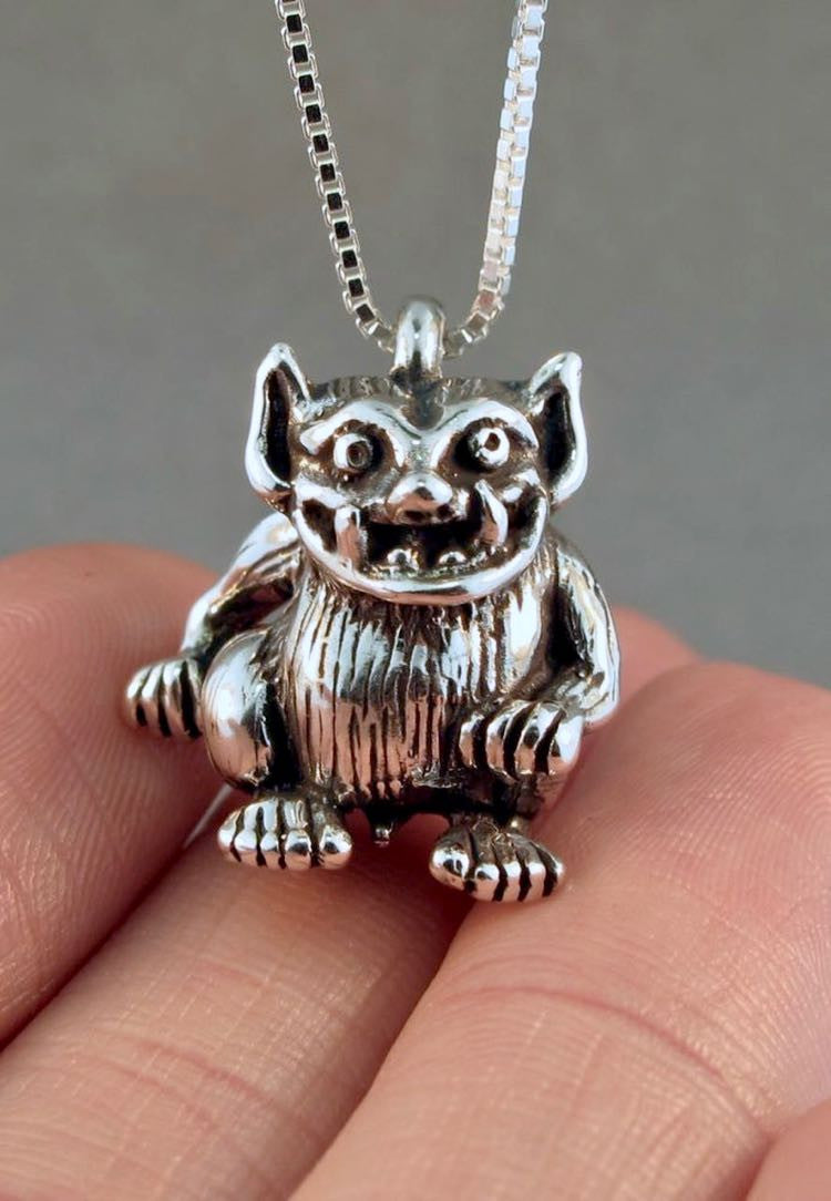 Troll Pendant in Silver