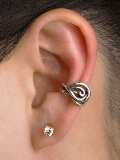 Twisted Ear Cuff - Sterling Silver