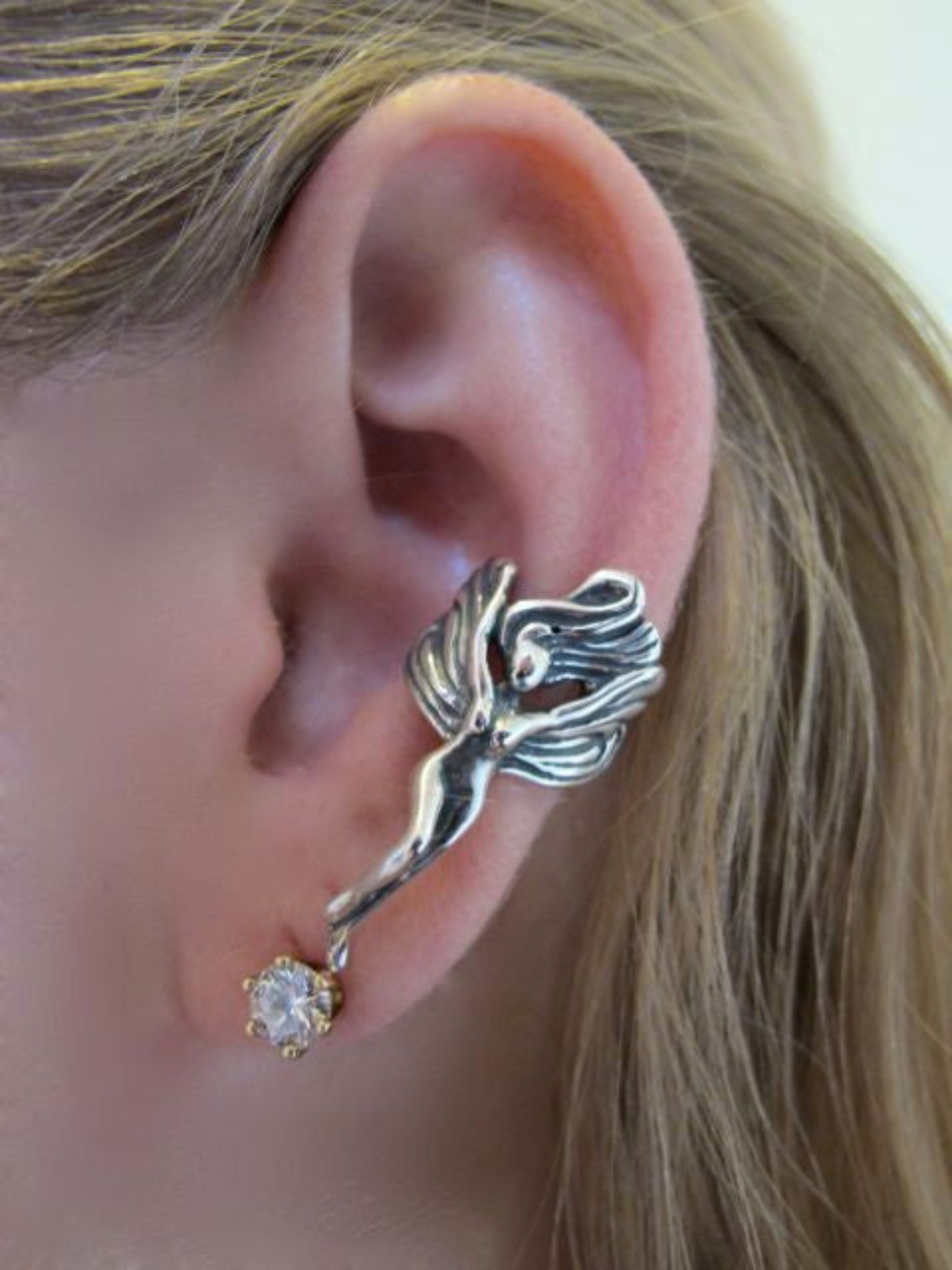 Fairy Ear Cuff - Silver