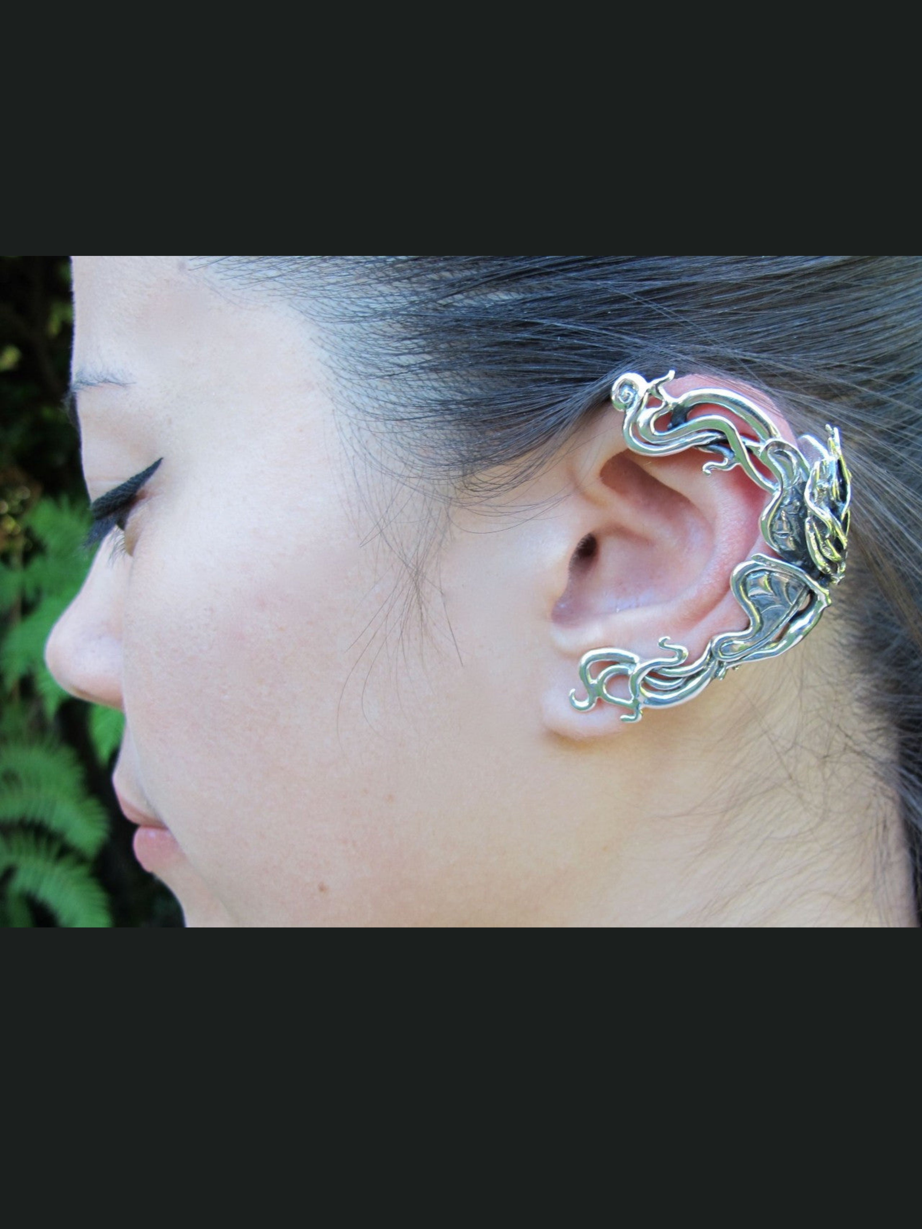 Wind Rider Fairy Ear Wrap - Silver