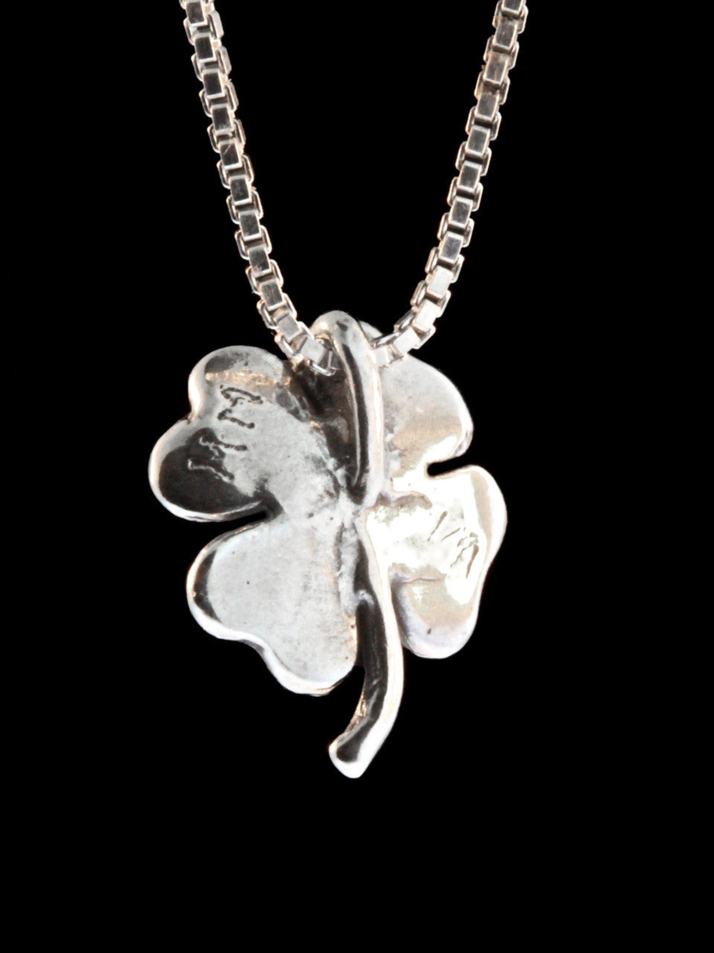Four Leaf Clover Charm - Sterling Silver