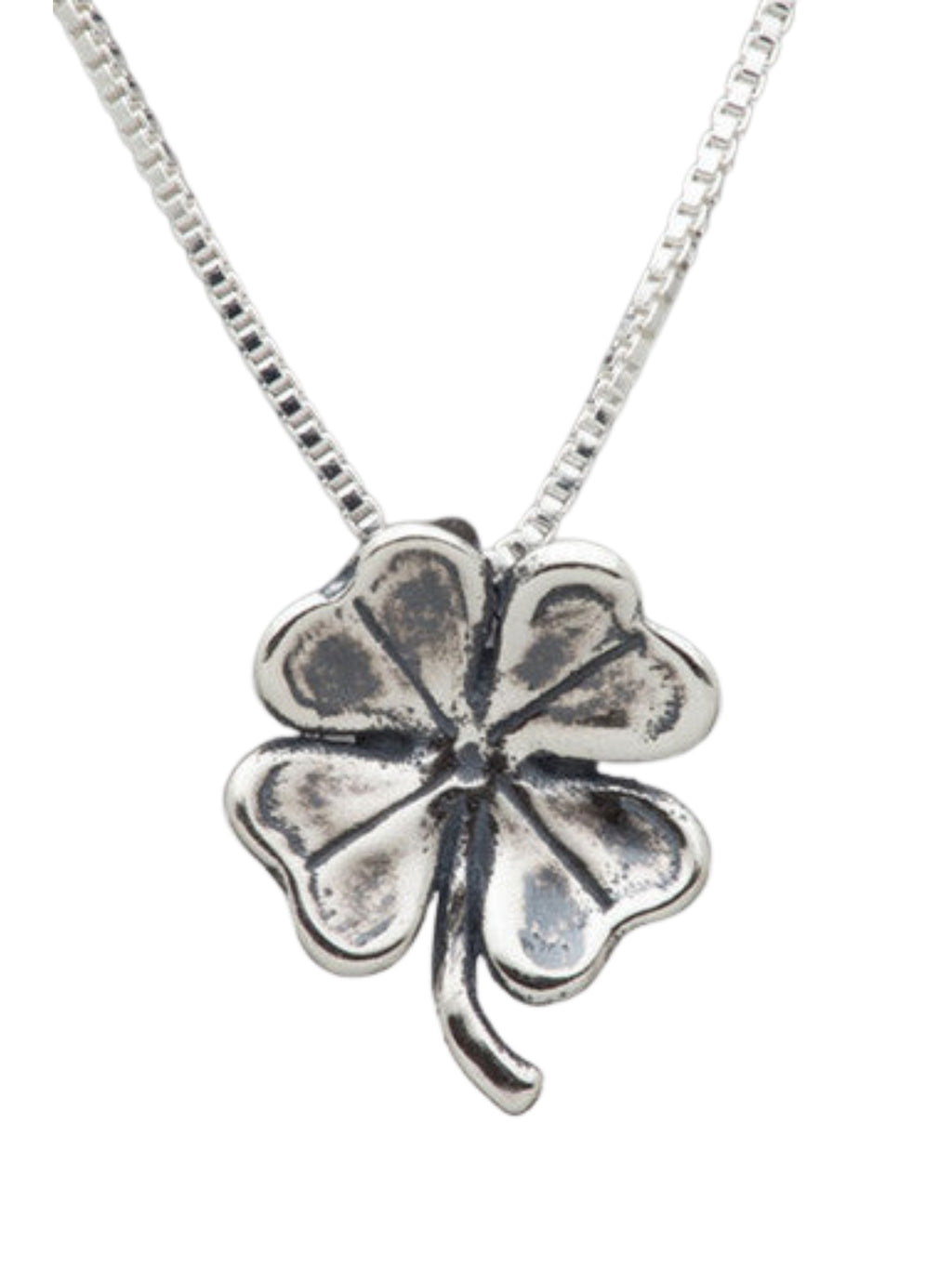 Four Leaf Clover Charm - Sterling Silver