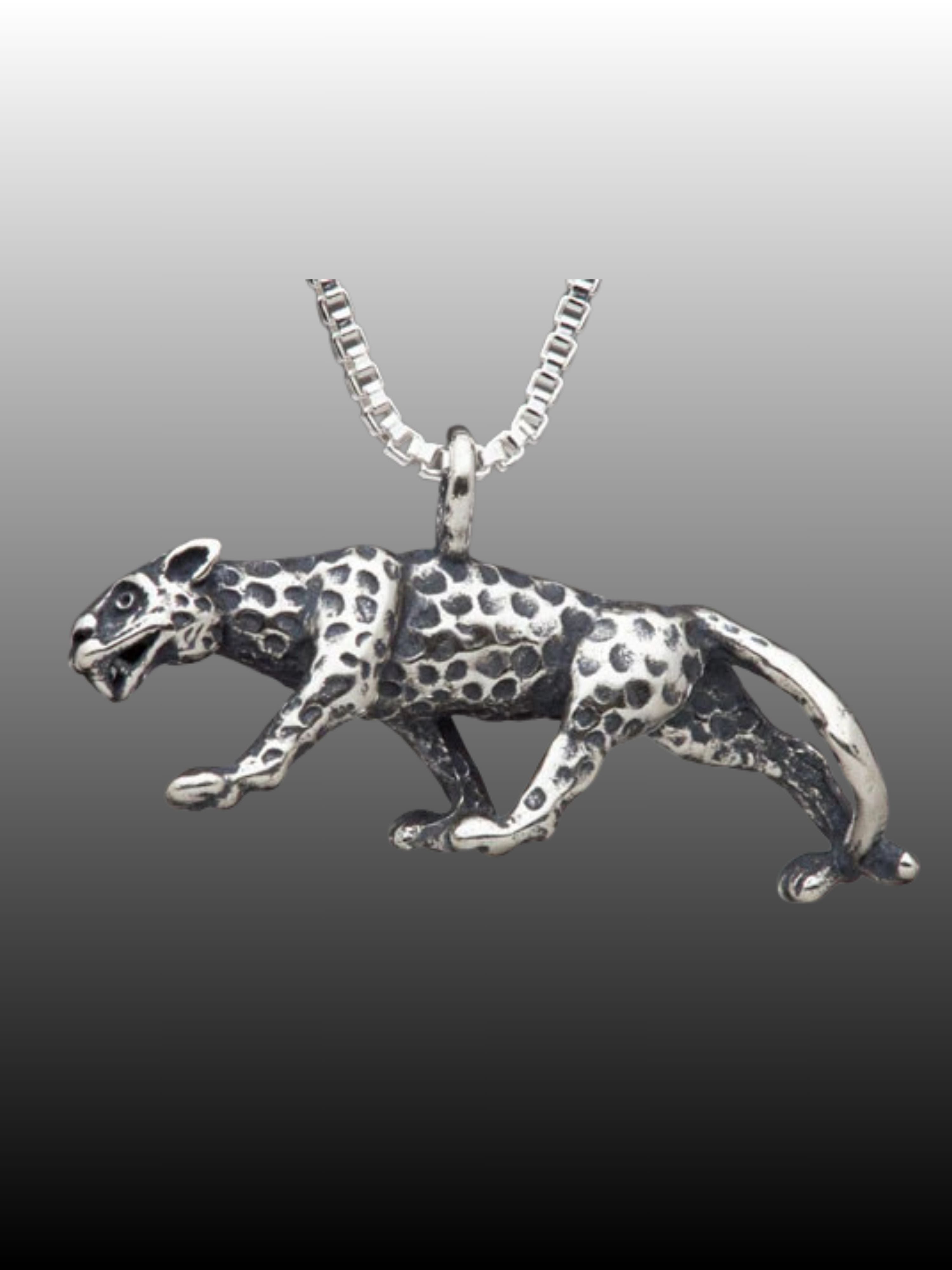 Jaguar Charm - Silver