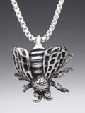 Honey Bee Charm - Silver