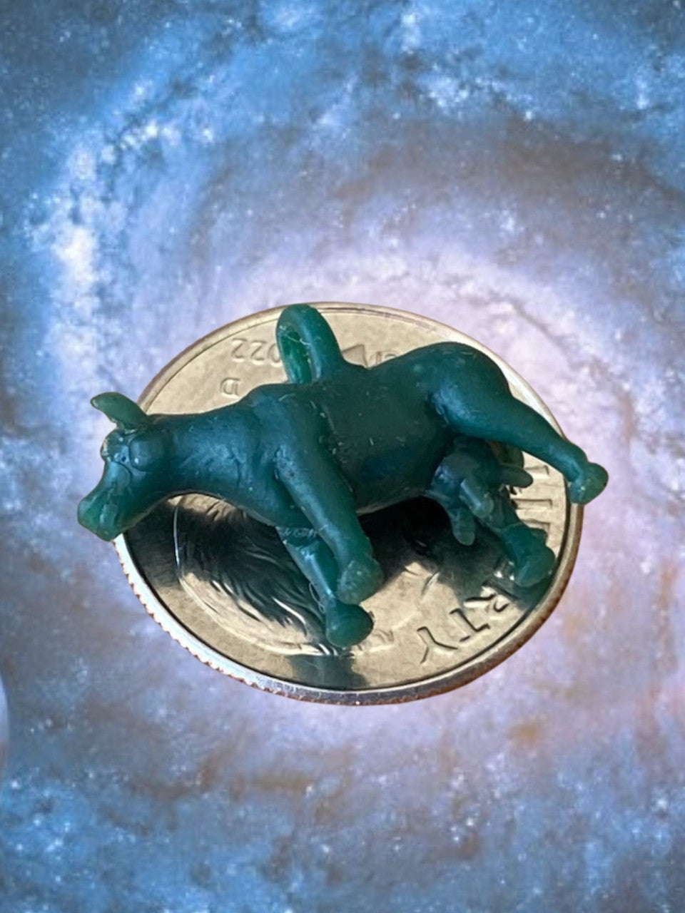 Abducted Cow Charm in Wax