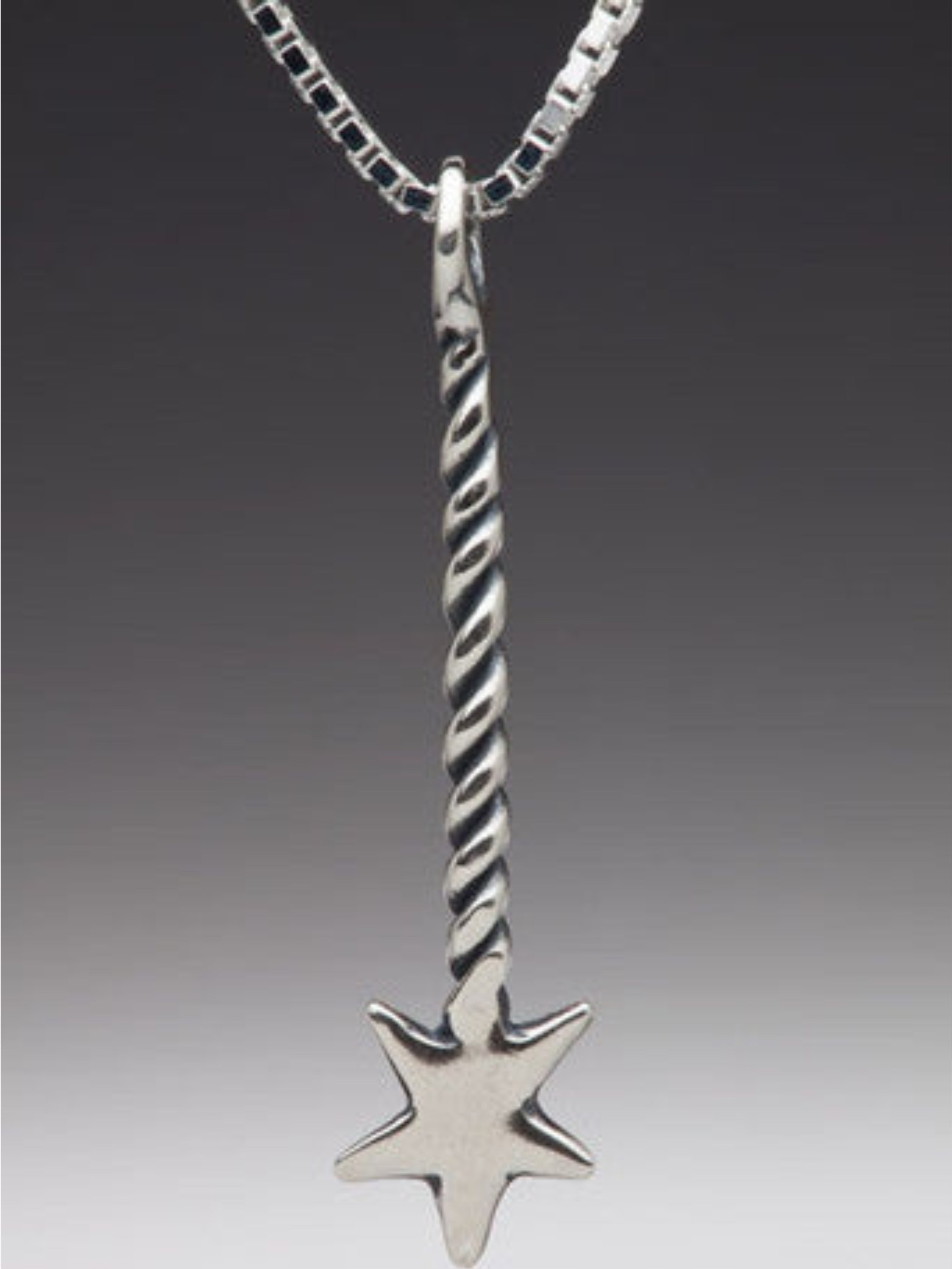 Fairy Magic Wand Charm - Sterling Silver