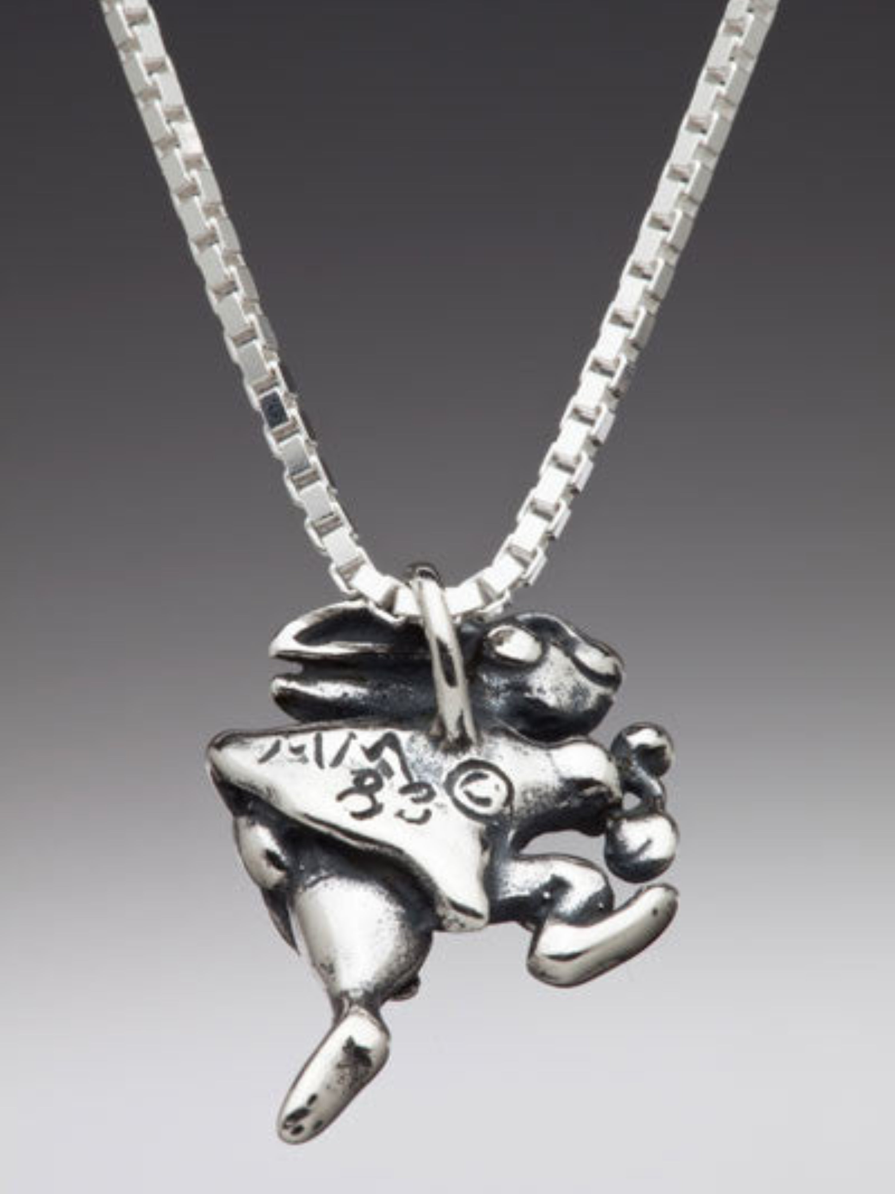 Alice - White Rabbit Charm - Silver