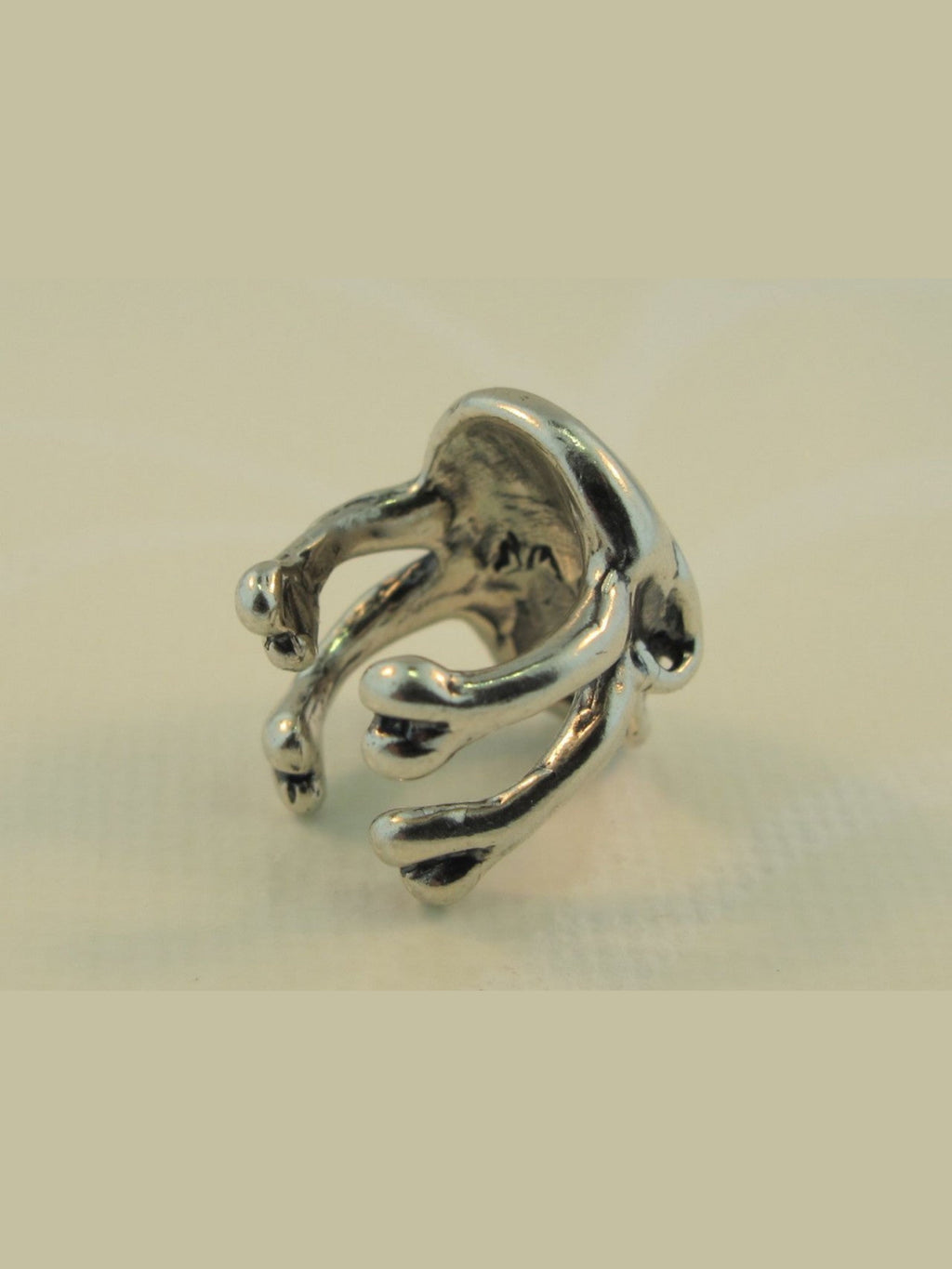 Skull Ear Cuff - Sterling Silver