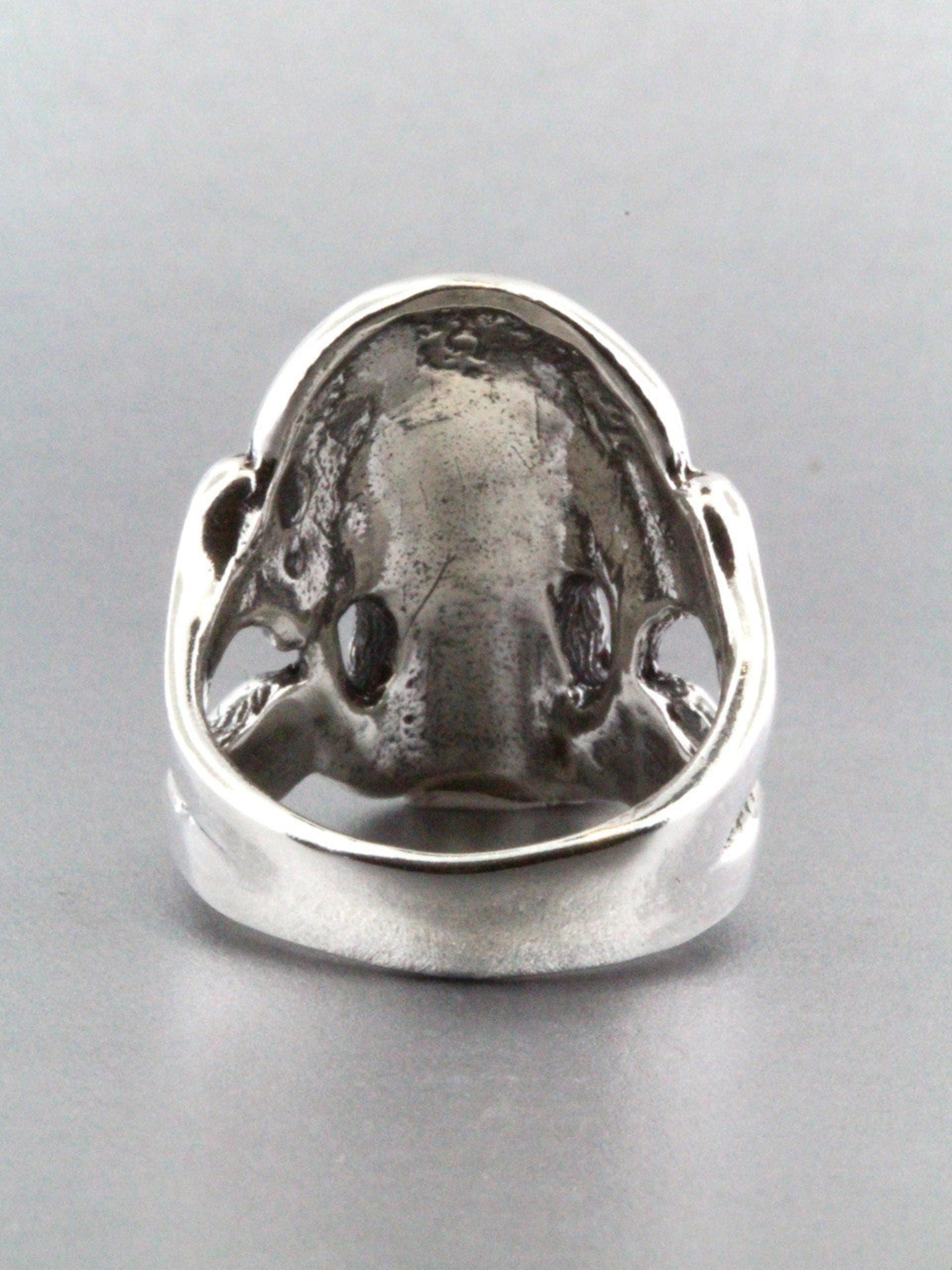 Large Skull and Crossbones Ring - Sterling Silver