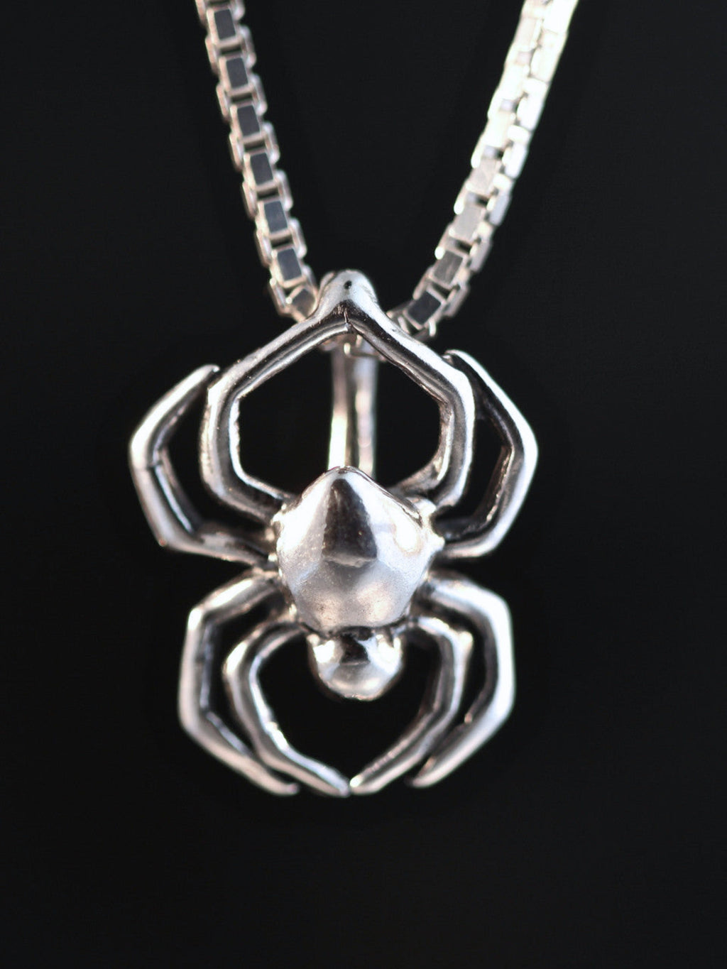 Small Spider Charm - Sterling Silver