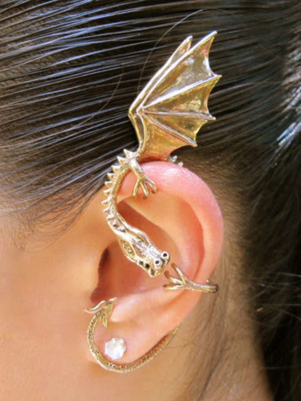 Elfin Dragon Ear Wrap - Bronze