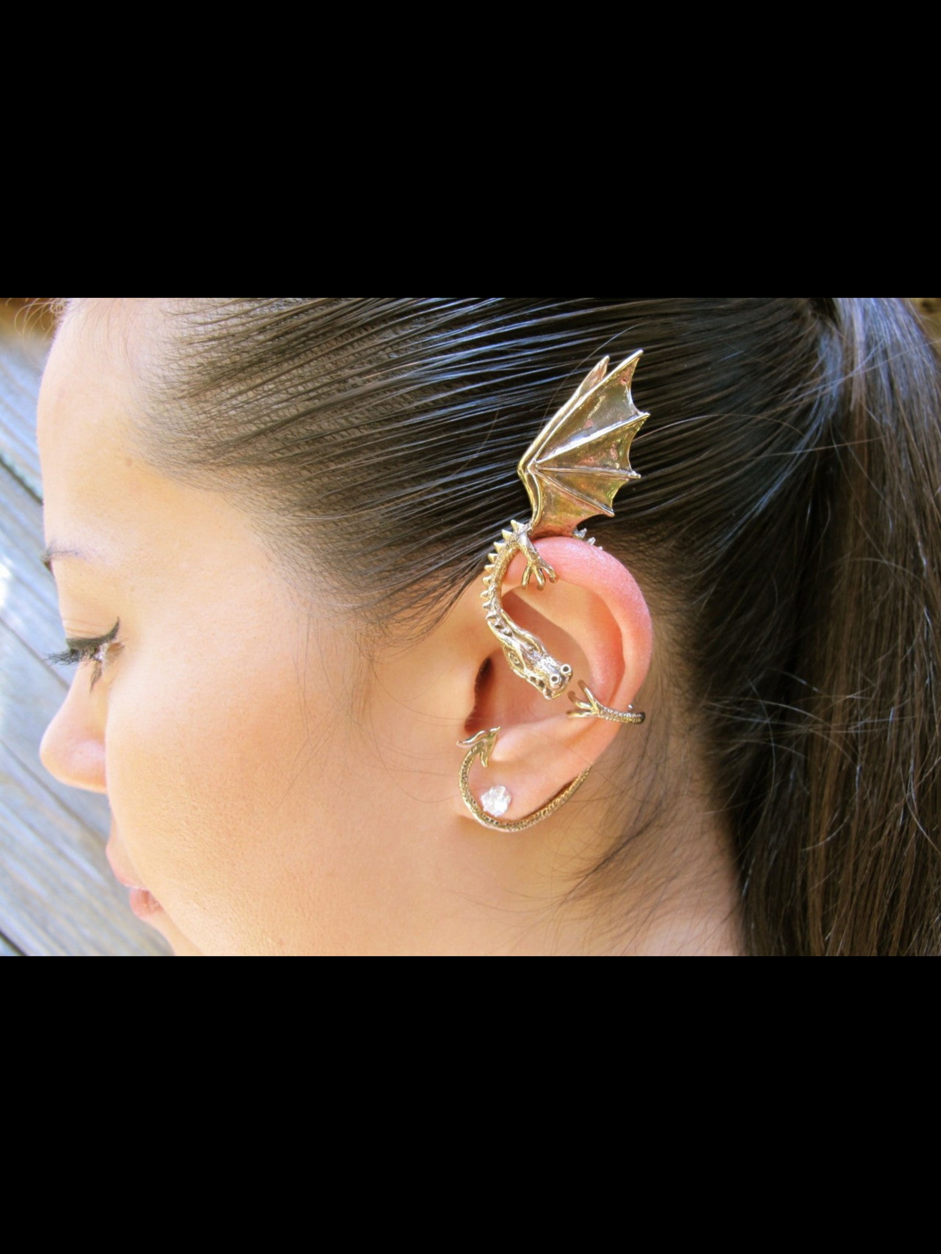 Elfin Dragon Ear Wrap - Bronze