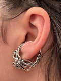 Octopus Ear Hoop - Sterling Silver