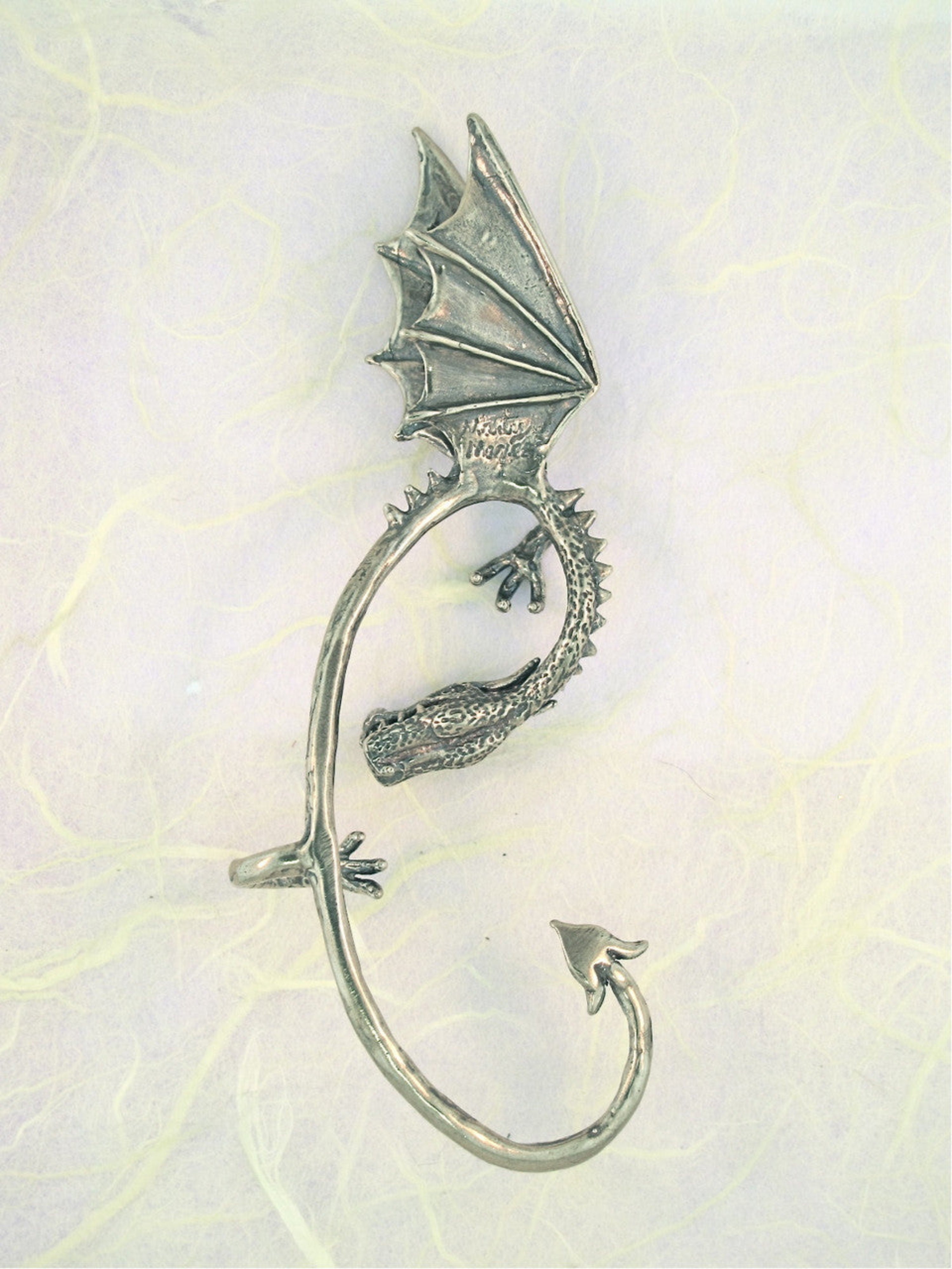 Elfin Dragon Ear Wrap - Sterling Silver
