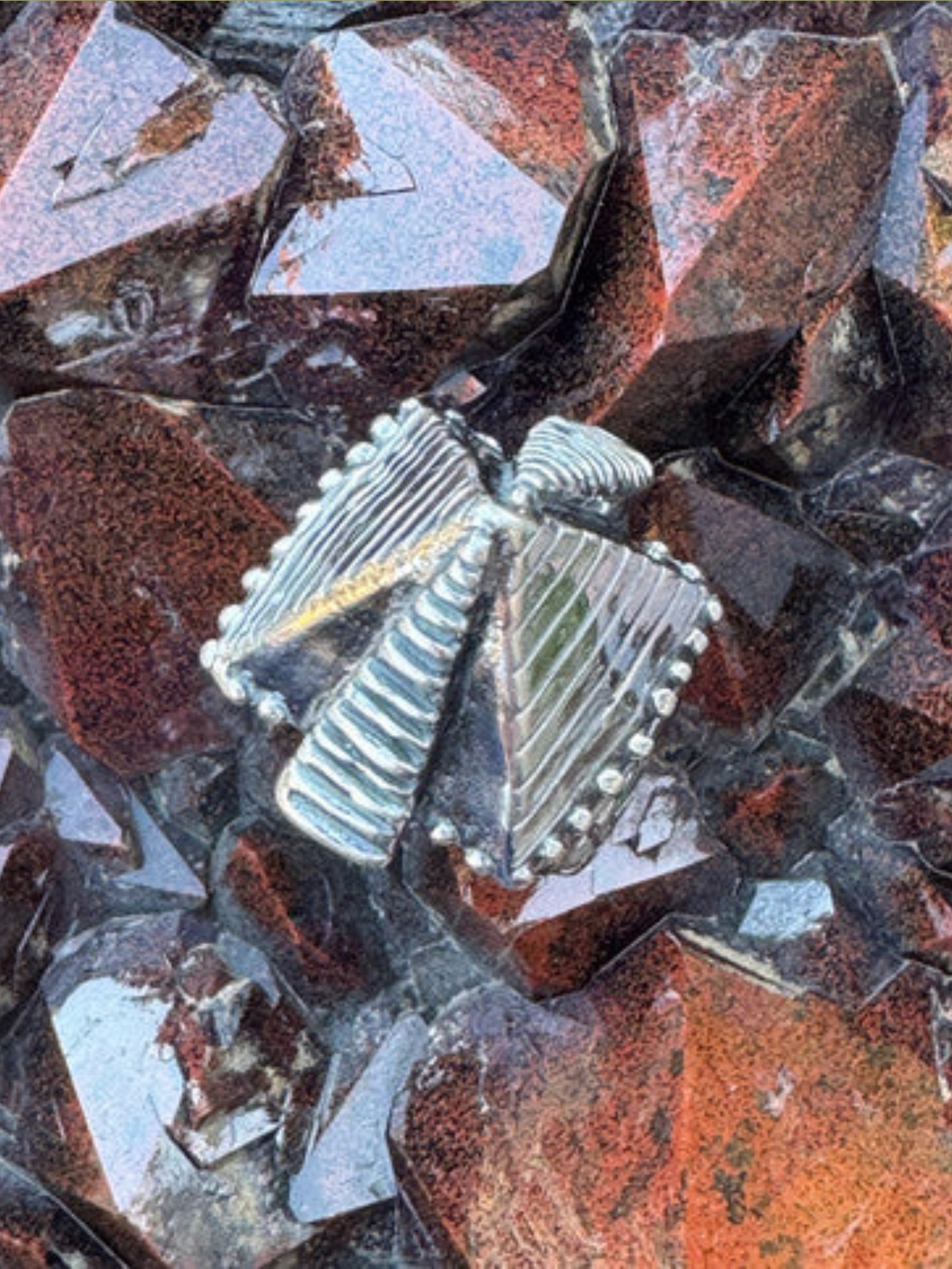 Pyramid Ring - Sterling Silver