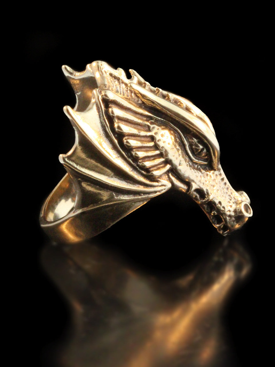 Valor Dragon Ring - 14K Gold