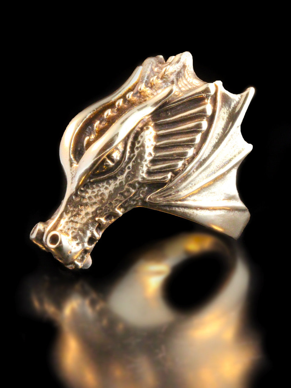Valor Dragon Ring - 14K Gold