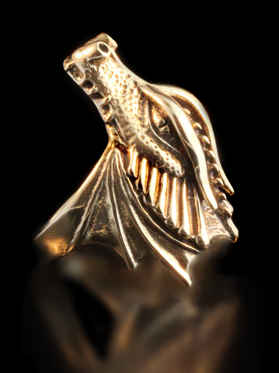 Valor Dragon Ring - 14K Gold