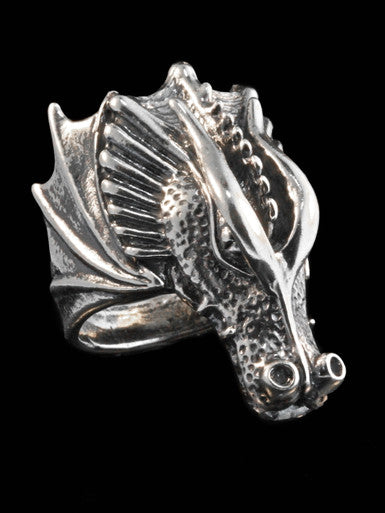 Valor Dragon Ring - Sterling Silver
