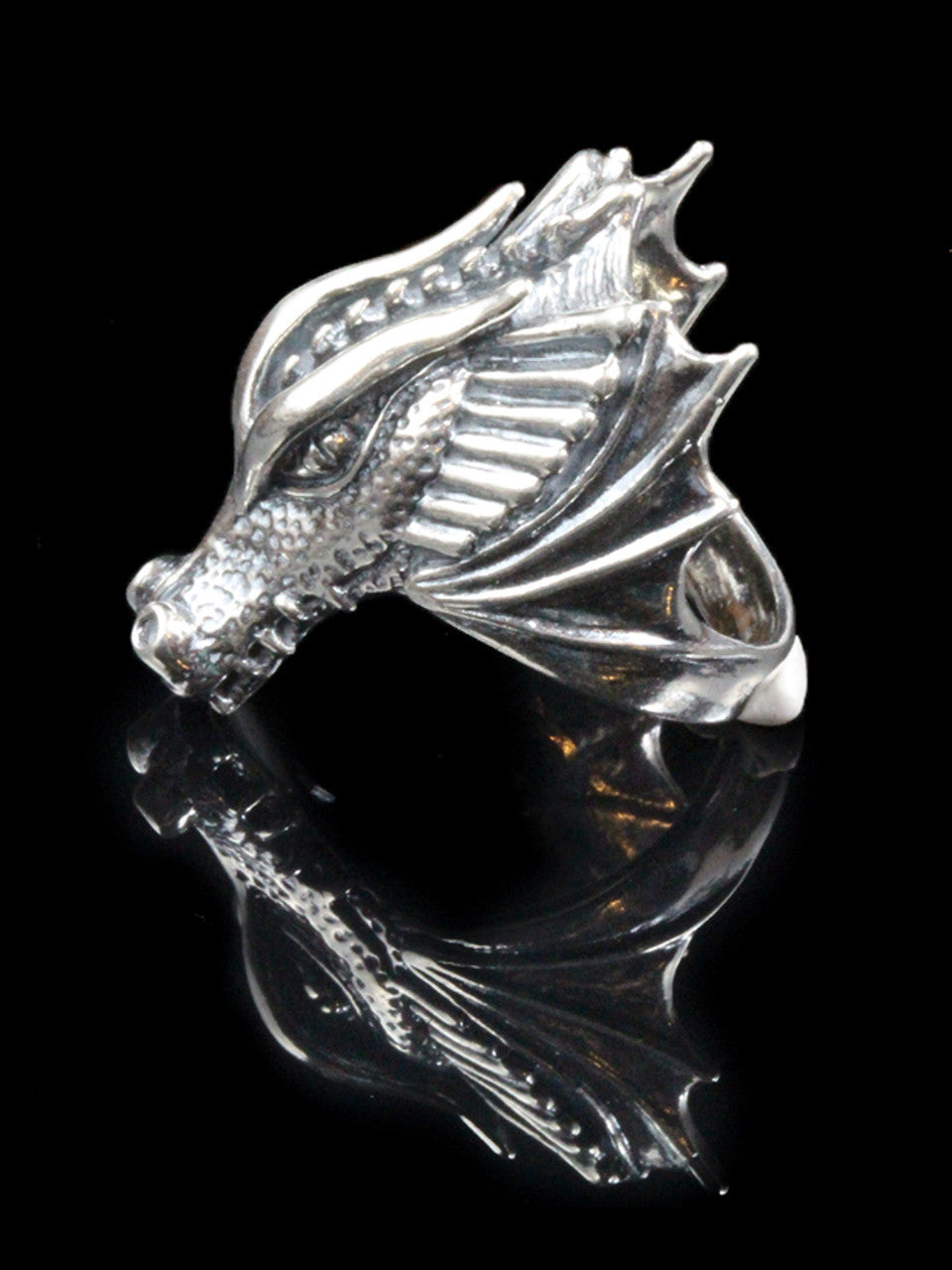 Valor Dragon Ring - Silver