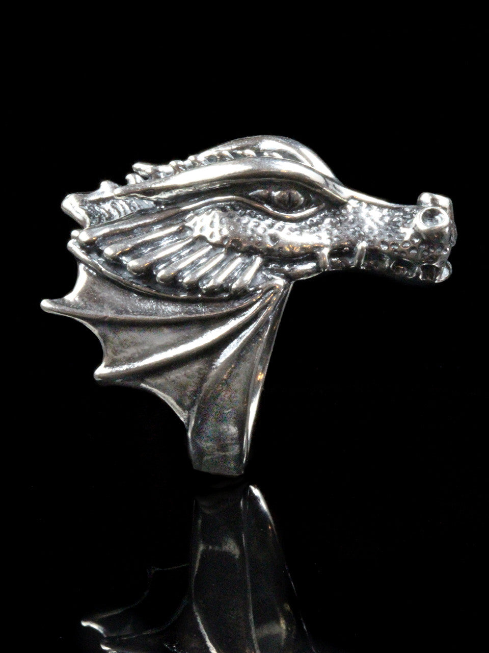 Valor Dragon Ring - Silver