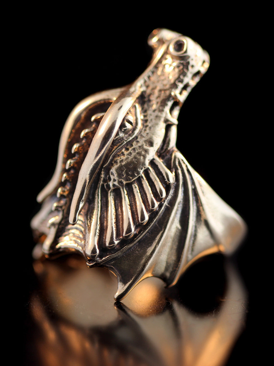 Valor Dragon Ring - 14K Gold