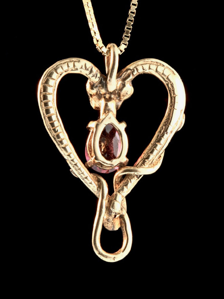 Viper Valentine with Gemstone in 14K Gold