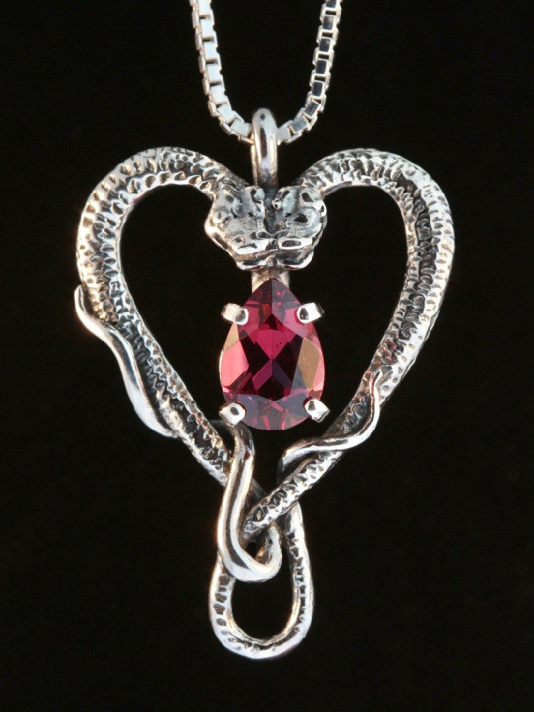 Viper Valentine w/Rhodolite Garnet