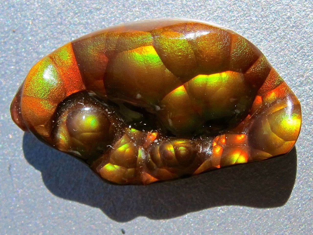 Vitreous-Arizona Fire Agate, 8.5 ct