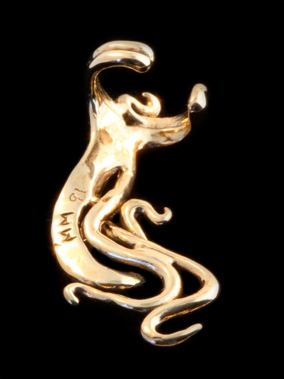 Wave Ear Cuff - Bronze