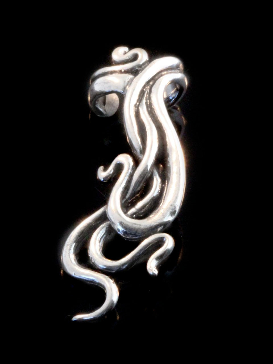 Wave Ear Cuff - Sterling Silver