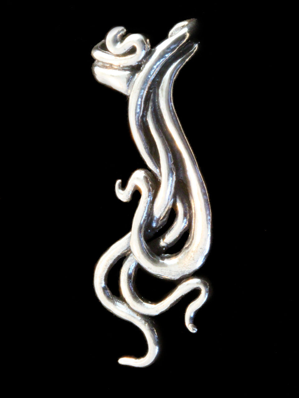 Wave Ear Cuff - Sterling Silver