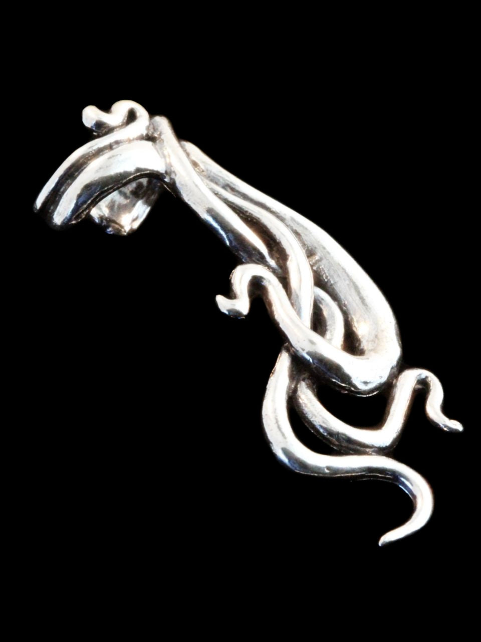 Wave Ear Cuff - Sterling Silver